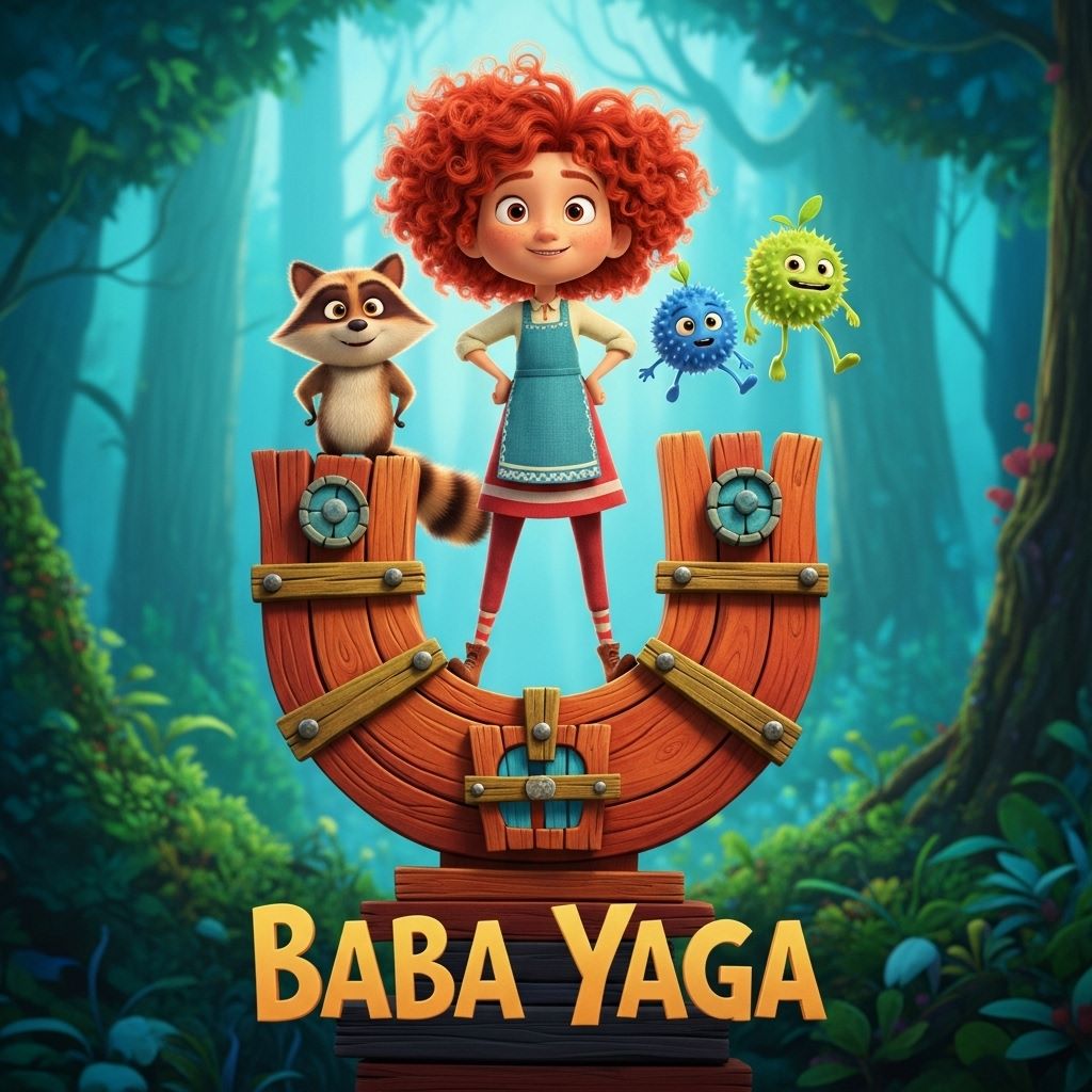 فيلم الرسوم المتحركة الجديد Baba Yaga 1 فيلم الرسوم المتحركة الجديد Baba Yaga