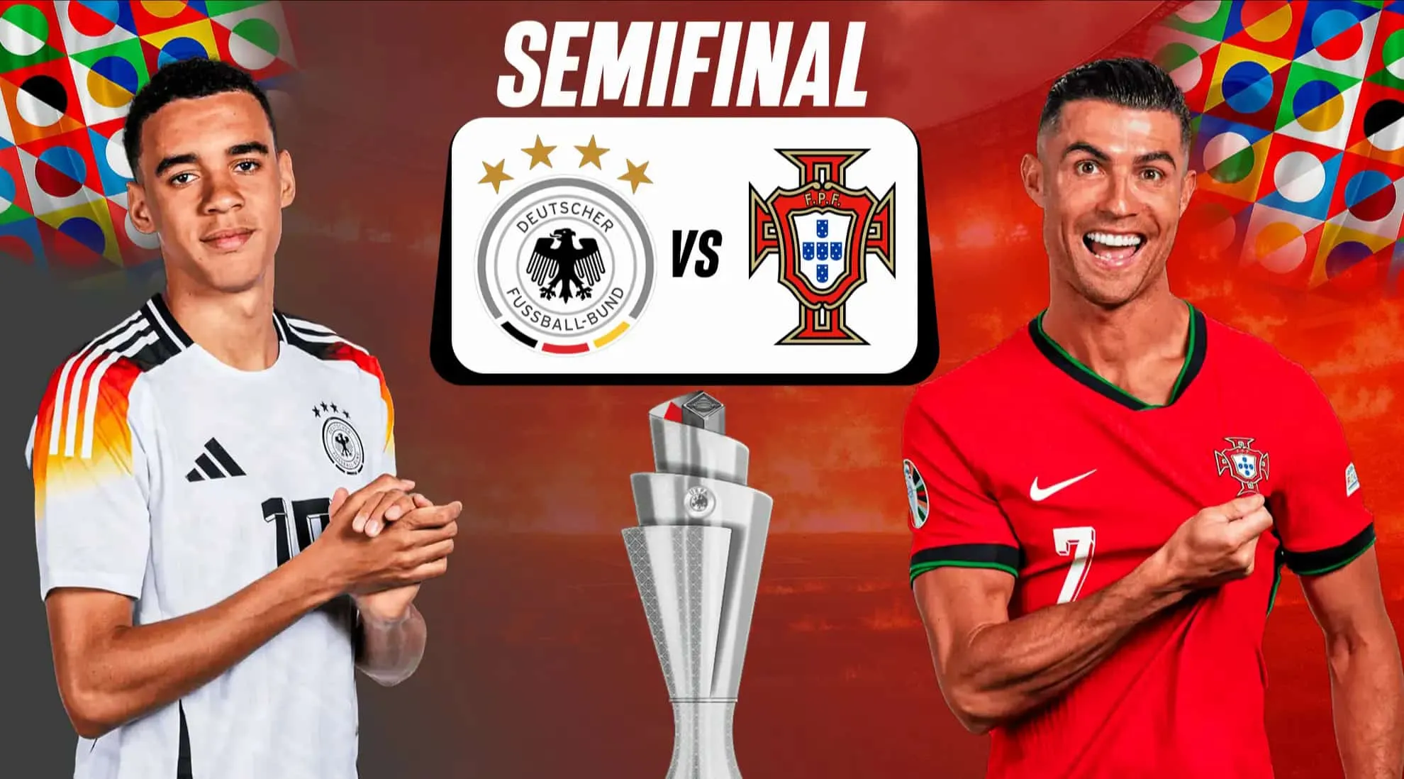 كيفية مشاهدة مباراة ألمانيا ضد البرتغال اليوم في نصف نهائي دوري الأمم الأوروبية 2025 1 مشاهدة مباراة ألمانيا ضد البرتغال عبر الإنترنت