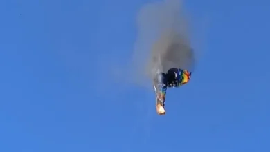 شاهد فيديو سقوط منطاد سياحي بالبرازيل