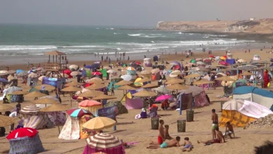 نشاط الرياح على البحر المتوسط