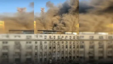سبب حريق سنترال رمسيس