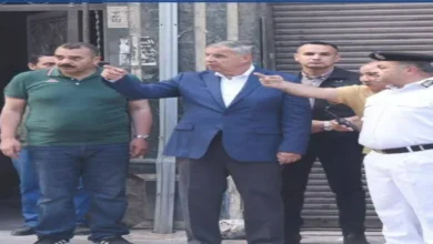 انهيار عقار الاسكندرية