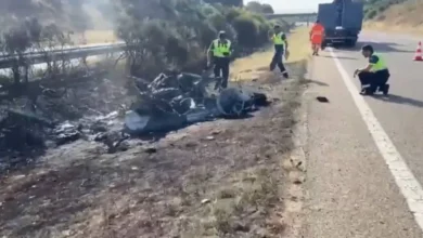 شاهد الأن.. أول صورة لسيارة ديوجو جوتا المحطمة.. ماذا حدث قبل وفاة نجم ليفربول؟