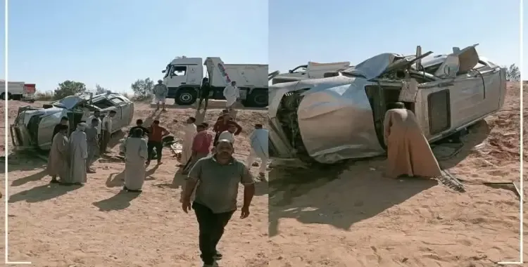 الان بالصور حادث اللواء عصام عبد الله الذي توفى اليوم.. 1 صور حادث اللواء عصام عبد الله
