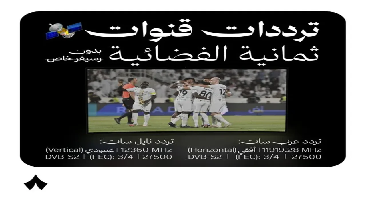 كيف اسوي تردد قناة ثمانية بالاسيفر؟