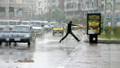 حالة الطقس غدًا الثلاثاء 9 ديسمبر 2025EWC-Cairo الهيئة العامة للأرصاد الجوية الإدارة العامة للتنبؤات والإنذار المبكر تاريخ الإصدار: 8-12-2015 توقيت الإصدار : 4 عصراً الظواهر الجوية المتوقعة يوم الثلاثاء 09 ديسمبر 2025 استمرار الانخفاض في درجات الحرارة على أغلب الأنحاء يسود طقس بارد في الصباح الباكر، معتدل الحرارة نهاراً بارد ليلا على أغلب الأنحاء ويصاحب ذلك نشاط للرياح على بعض المناطق مما يزيد من الإحساس ببرودة الطقس . شبورة مائية ( من 4 : 9 صباحاً على بعض الطرق المؤدية من وإلى شمال البلاد حتى القاهرة الكبرى وشمال الصعيد ووسط سيناء. . فرص أمطار متوسطة قد تكون غزيرة ورعدية أحياناً على مناطق من محافظات مطروح - الإسكندرية -البحيرة - كفر الشيخ - الدقهلية - دمياط - بورسعيد - الغربية - المنوفية - الشرقية) على فترات متقطعة. . فرص أمطار خفيفة مساءً قد تكون متوسطة أحياناً على مناطق من القاهرة الكبرى ومدن القناة وخليج السويس وشمال ووسط الصعيد على فترات متقطعة. نشاط رياح أحياناً على أغلب الأنحاء على فترات متقطعة وقد تكون مثيرة للرمال والأتربة على مناطق من جنوب البلاد ومحافظة البحر الأحمر. . اضطراب الملاحة البحرية على مناطق من سواحل البحر المتوسط السلوم - مطروح - العلمين الإسكندرية - بلطيم وسرعات الرياح من (50:40) كم / س وارتفاع الأمواج من (3:2) متر. تحذير هام قد يصاحب السحب الرعدية بنسبة حدوث 40% تقريباً الأتي: تساقط لحبات البرد على بعض المناطق. نشاط الرياح القوية نتيجة الهواء الهابط من السحب الرعدية على بعض المناطق. ضربات البرق مع السحب الرعدية على بعض المناطق. يتم إصدار هذا التنبؤ من خلال دراسة أحدث إصدارات خرائط الطقس ويتم التحديث في حالة حدوث أي تغيير يرجى متابعة التحديثات الصادرة عن الهيئة العامة للأرصاد الجوية يرجى اتخاذ كافة الاستعدادات والتدابير اللازمة للحد من الأثار الناجمة عن الظواهر الجوية المتوقعة " الهيئة العامة للأرصاد الجوية تتمنى السلامة للجميع"