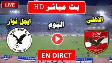 القنوات المفتوحة الناقلة لمباراة الأهلي وإيجل نوار — ذهاب دور الـ32