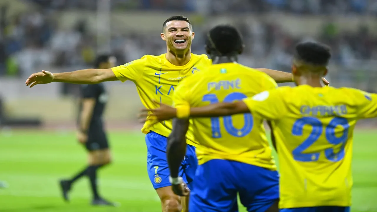 مباراة النصر ضد الحزم