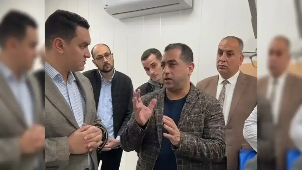 جولة ميدانية للمهندس محمود عبادة زيدان داخل المستشفى العام بكفر الدوار