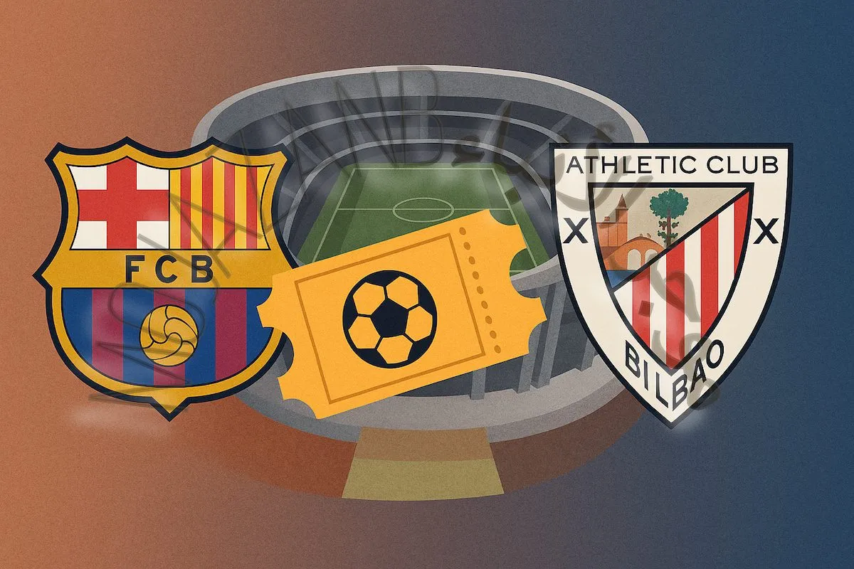 حجز تذاكر مباراة برشلونة ضد اتلتيك بيلباو في كأس السوبر الإسباني 2026