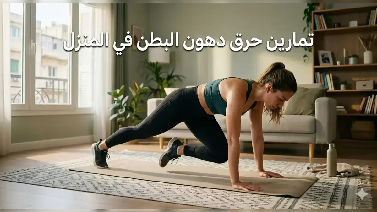 تمارين حرق دهون البطن في المنزل: دليلك العلمي لنحت الخصر وإذابة الدهون العنيدة في 2026