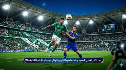 حجز تذاكر الاهلي السعودي ضد ماتشيدا الياباني في نهائي دوري أبطال آسيا للنخبة 202